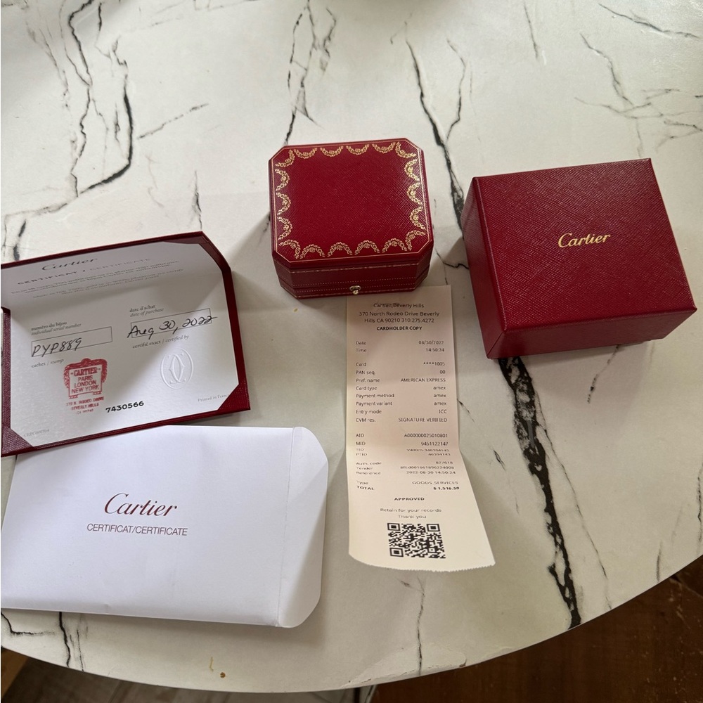 Cartier LOVE yellow gold earrings